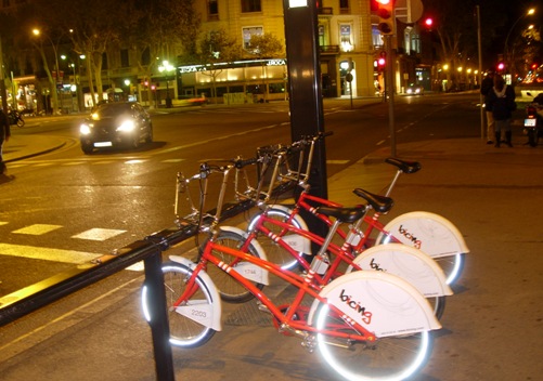 bicycle in the Barcelona